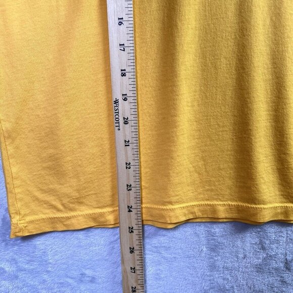 Marine Layer Yellow T-Shirt Nature Valley Women's Medium Short Sleeve Stretch - Picture 7 of 13